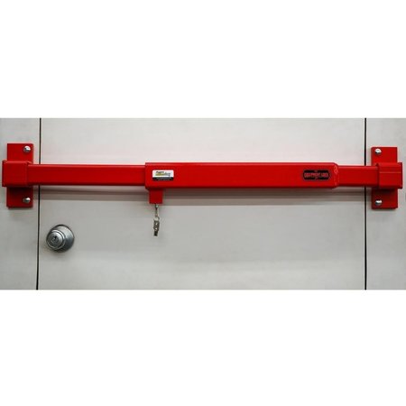 THE EQUIPMENT LOCK COMPANY Job Office Door Lock, Adjustable to fit 32" - 40" wide doors JODL-RK